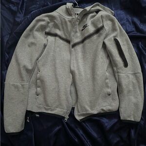 Gray nike tech jacket